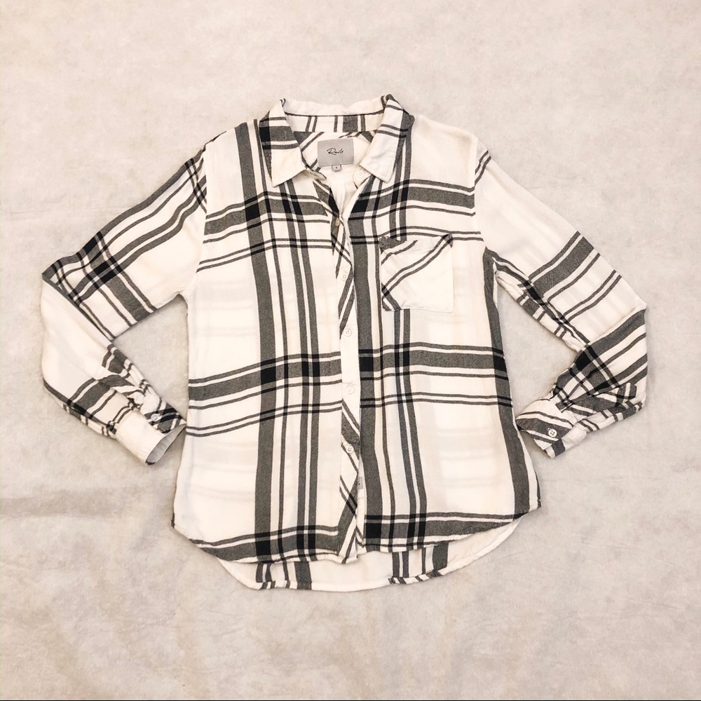 Rails Hunter Plaid Flannel Button Down Shirt
